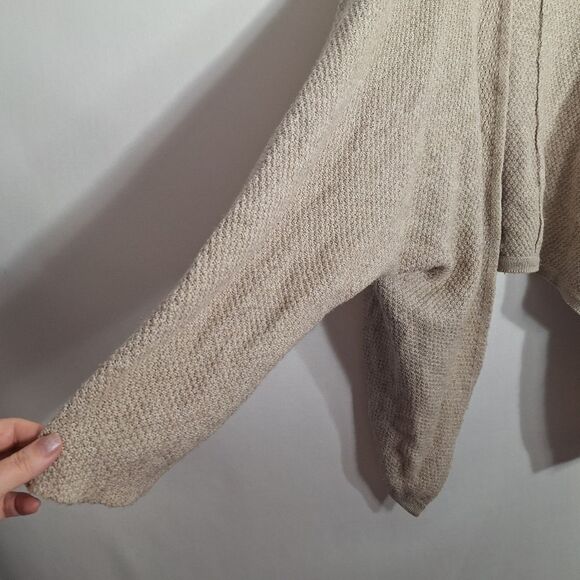 Brandy Melville Womens Open Front Cardigan Wool Blend High Low One Size - Picture 6 of 8